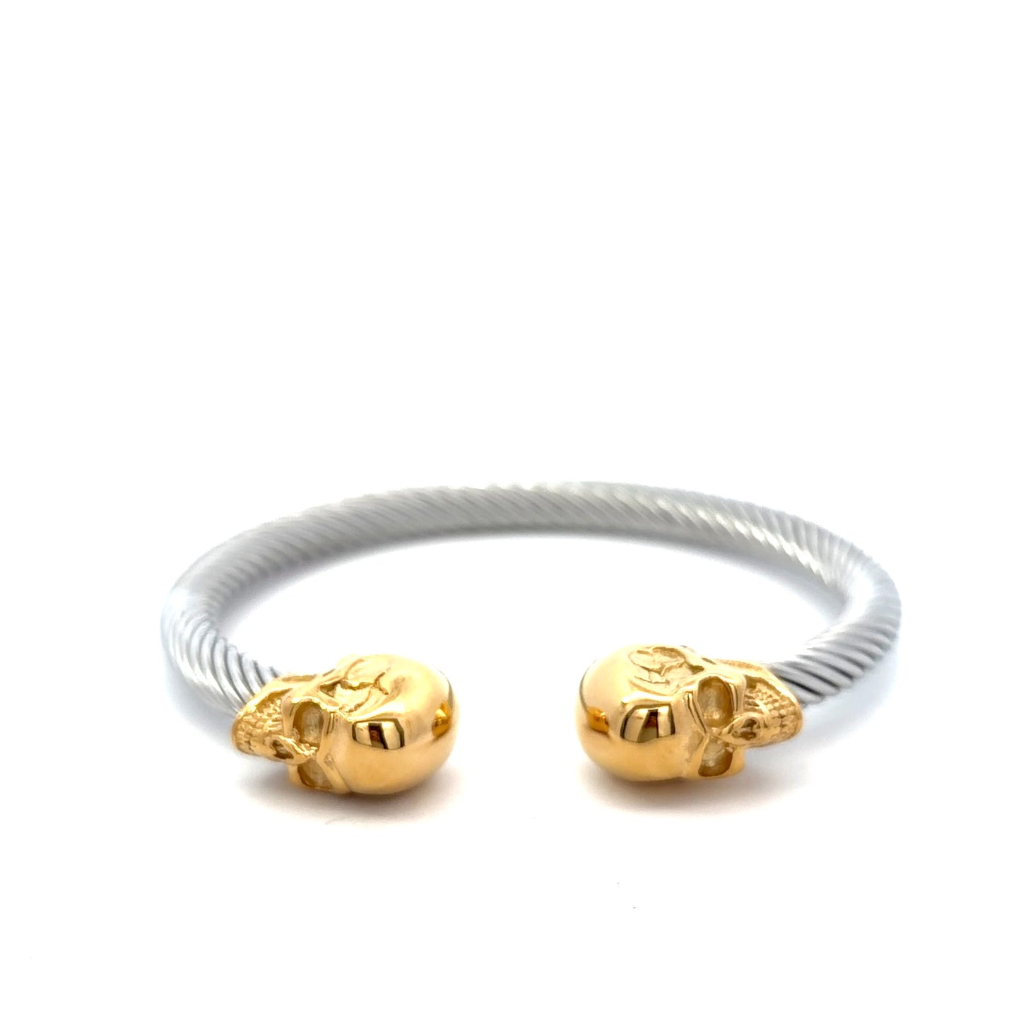 Stainless Steel Skull Head Bracelet