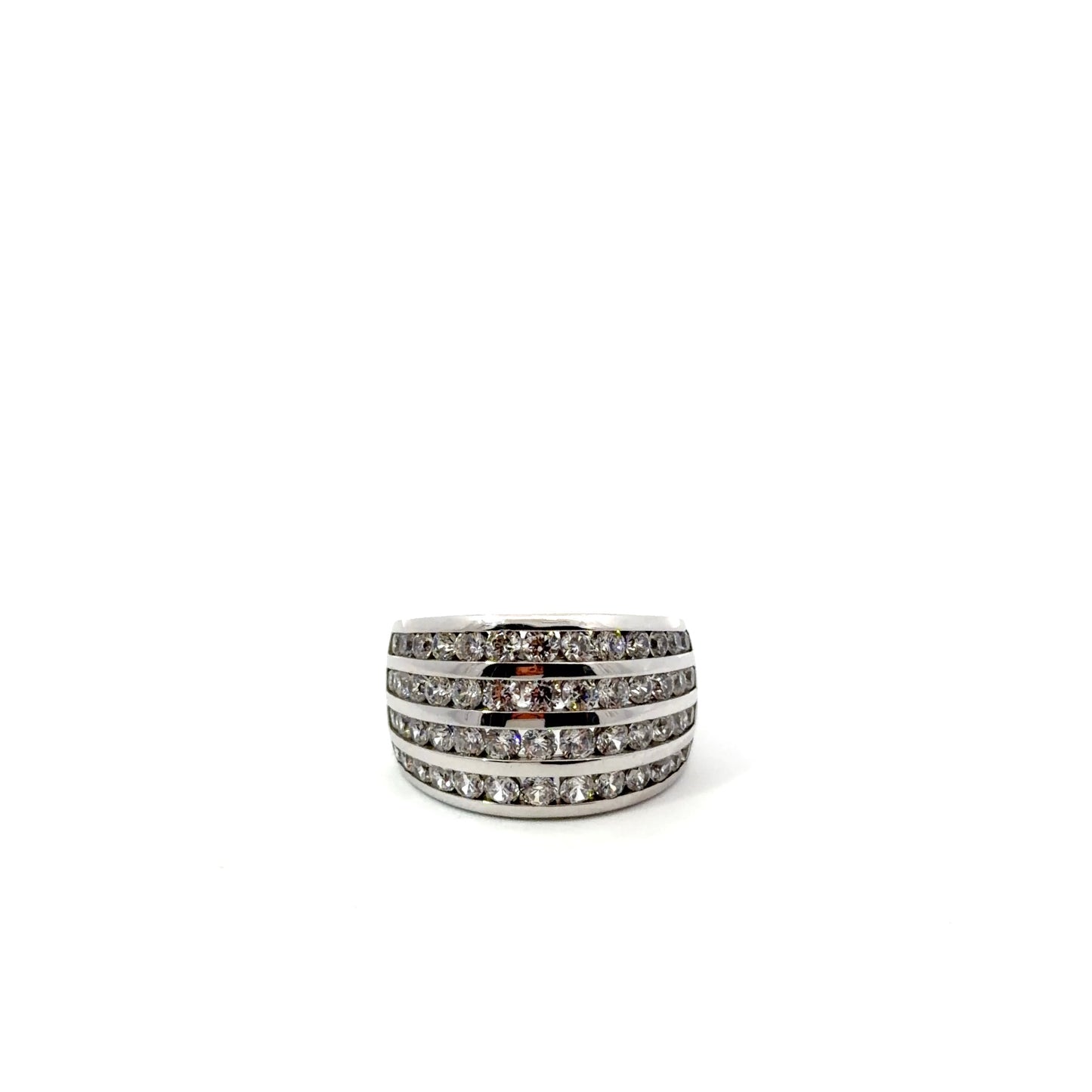Sterling Silver Cubic Zirconia Ring