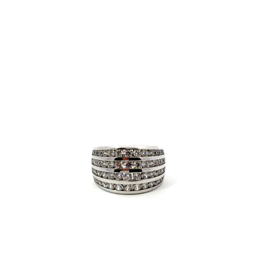 Sterling Silver Cubic Zirconia Ring