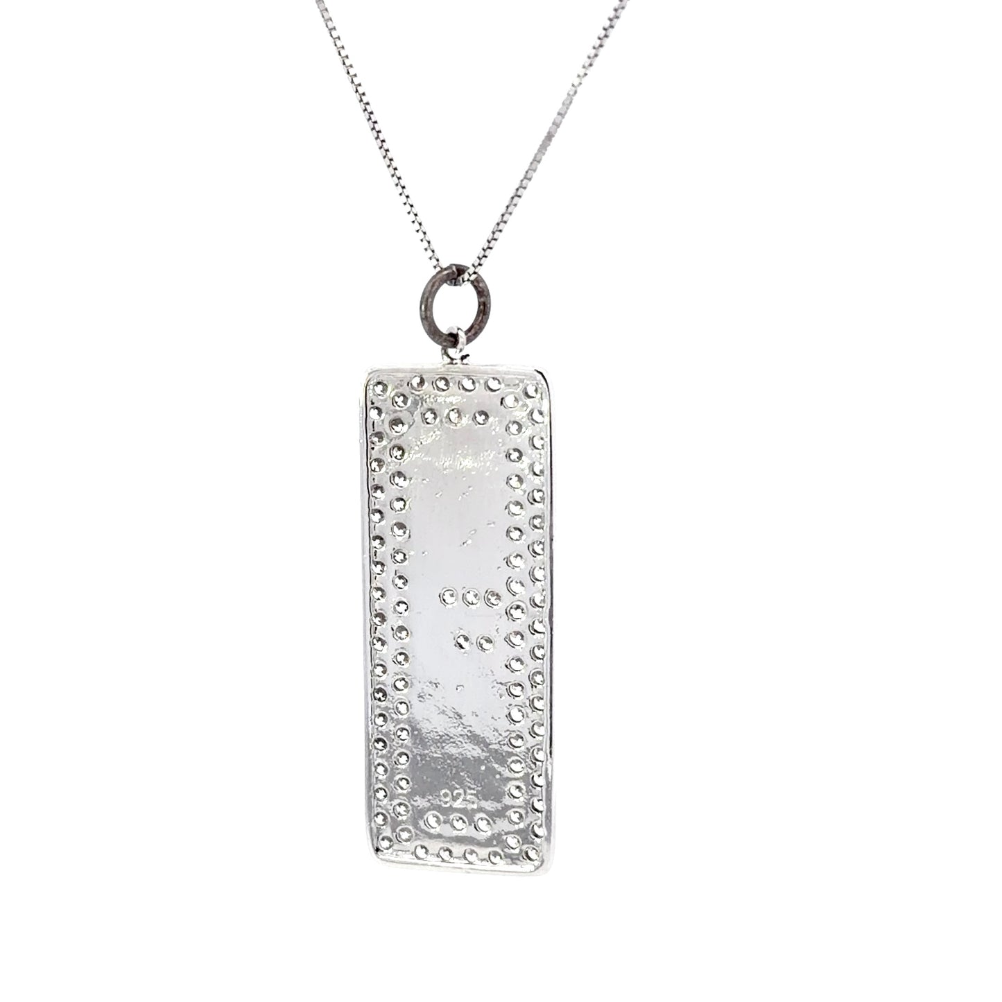 Sterling Silver Iconic Wordmark Pendant
