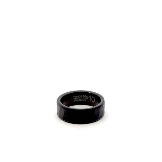 Black Tungsten Carbide Men’s Wedding Band