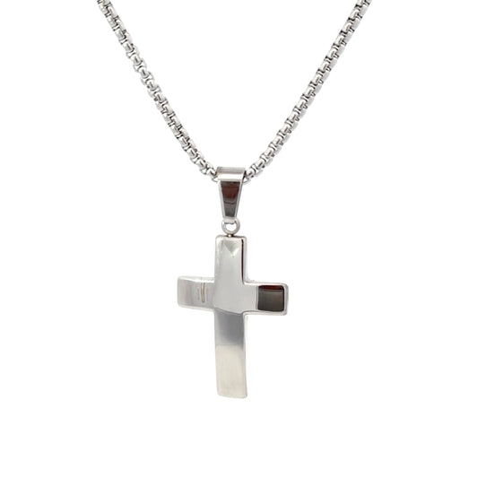 Stainless Steel Minimalist Cross Pendant