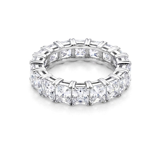 Sterling Silver Eternity Ladies Band