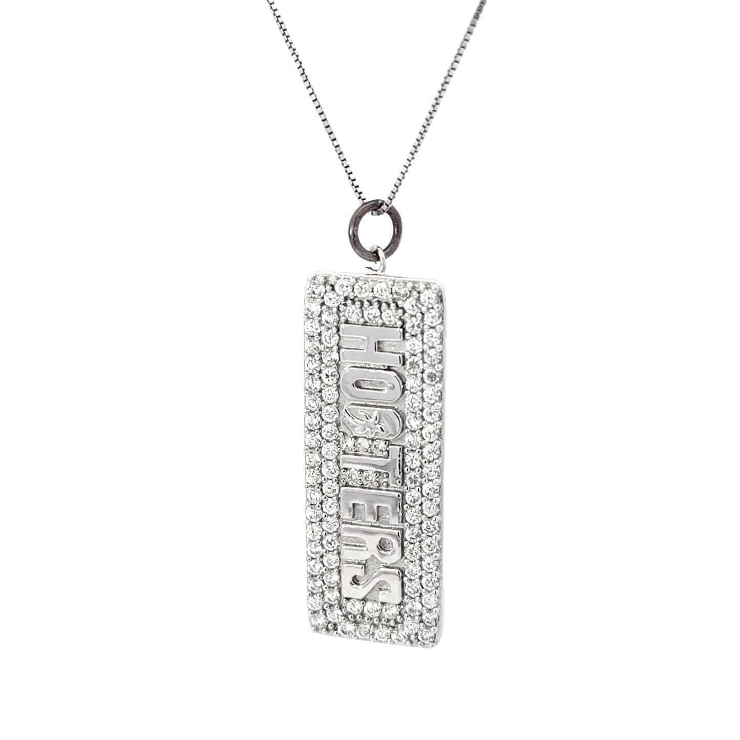 Sterling Silver Iconic Wordmark Pendant
