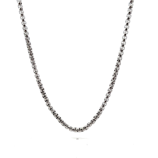Stainless Steel Box Chain Necklace