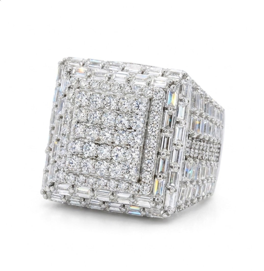 Championship Style Cubic Zirconia Men’s Ring