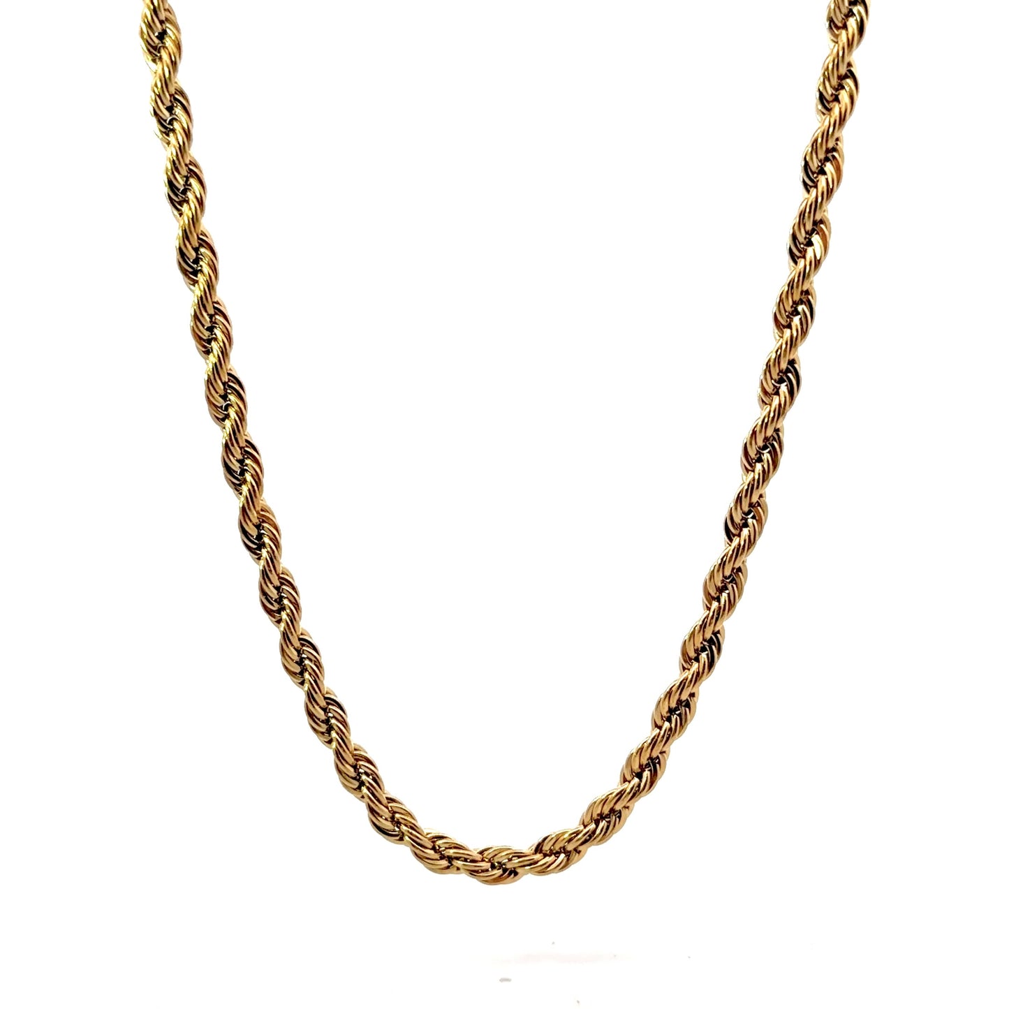 Stainless Steel Gold Rope Chain 5MM