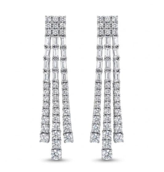 Sterling Silver Chandelier Earrings
