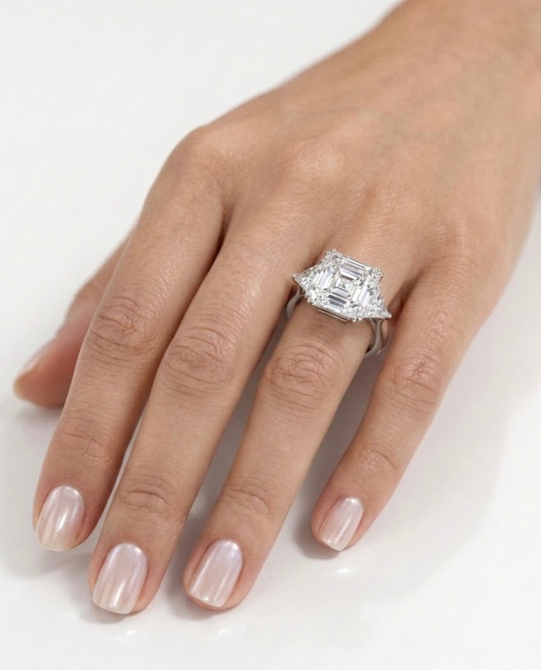 Sterling Silver 3 Stone Ring