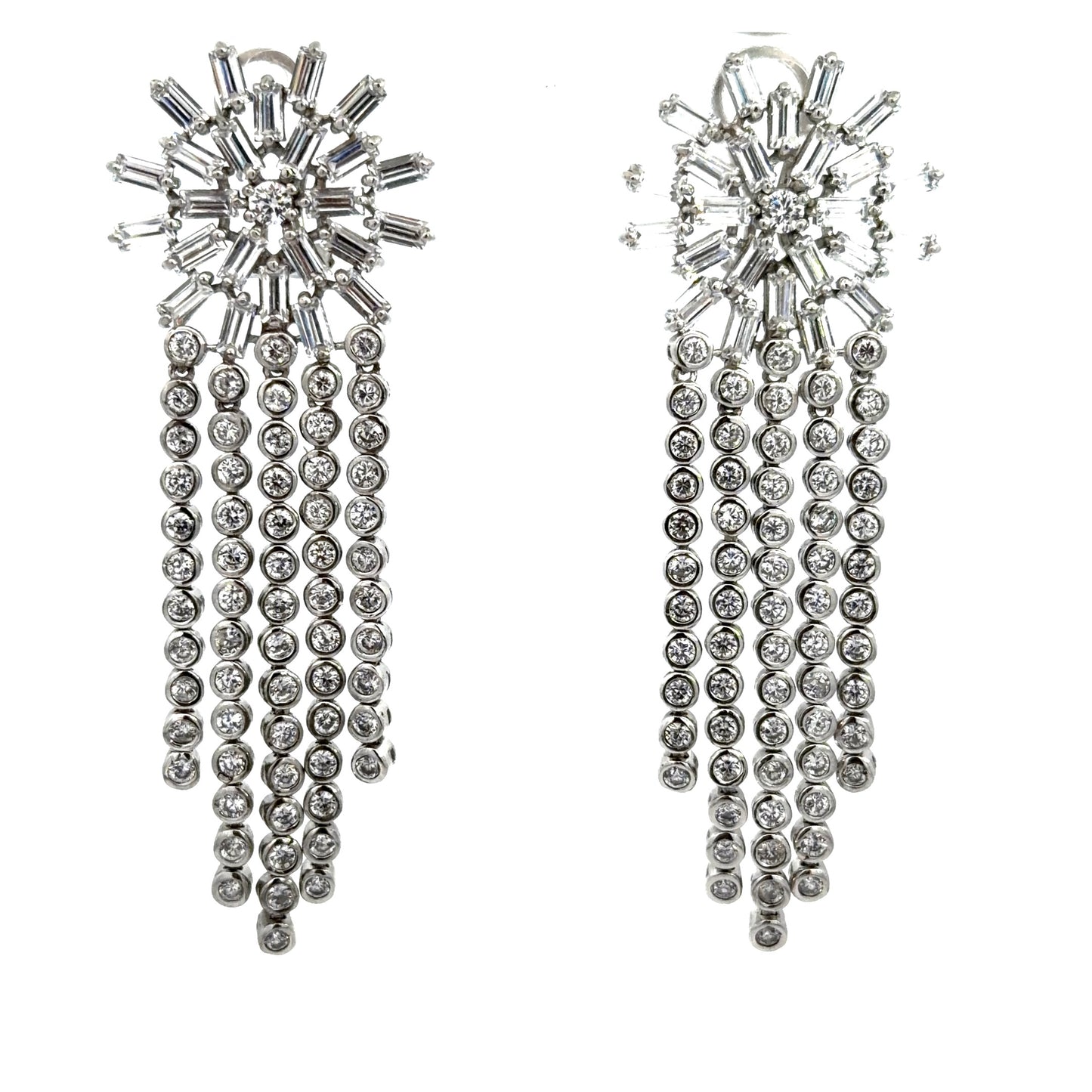 Sunburst Chandelier Earrings