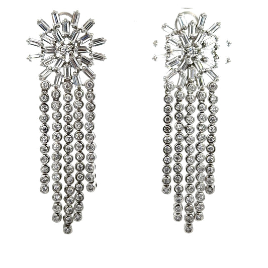 Sunburst Chandelier Earrings