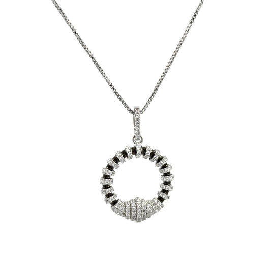 Infinity Loop Pendant Necklace