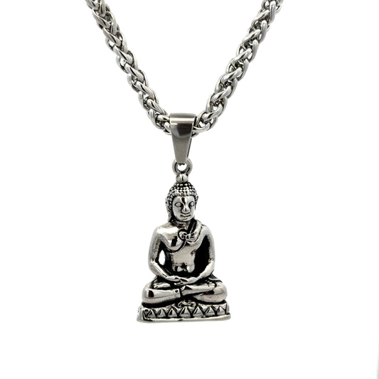 Stainless Steel Buddha Pendant
