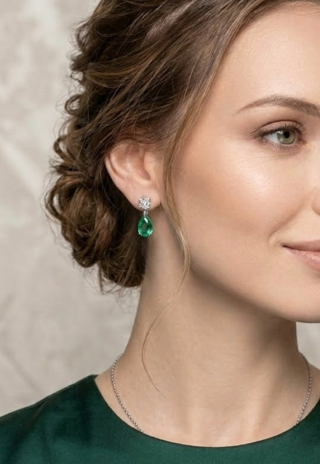 Sterling Silver Luxurious Teardrop Earrings