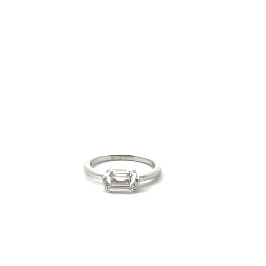 Sterling Silver Cubic Zirconia Ring
