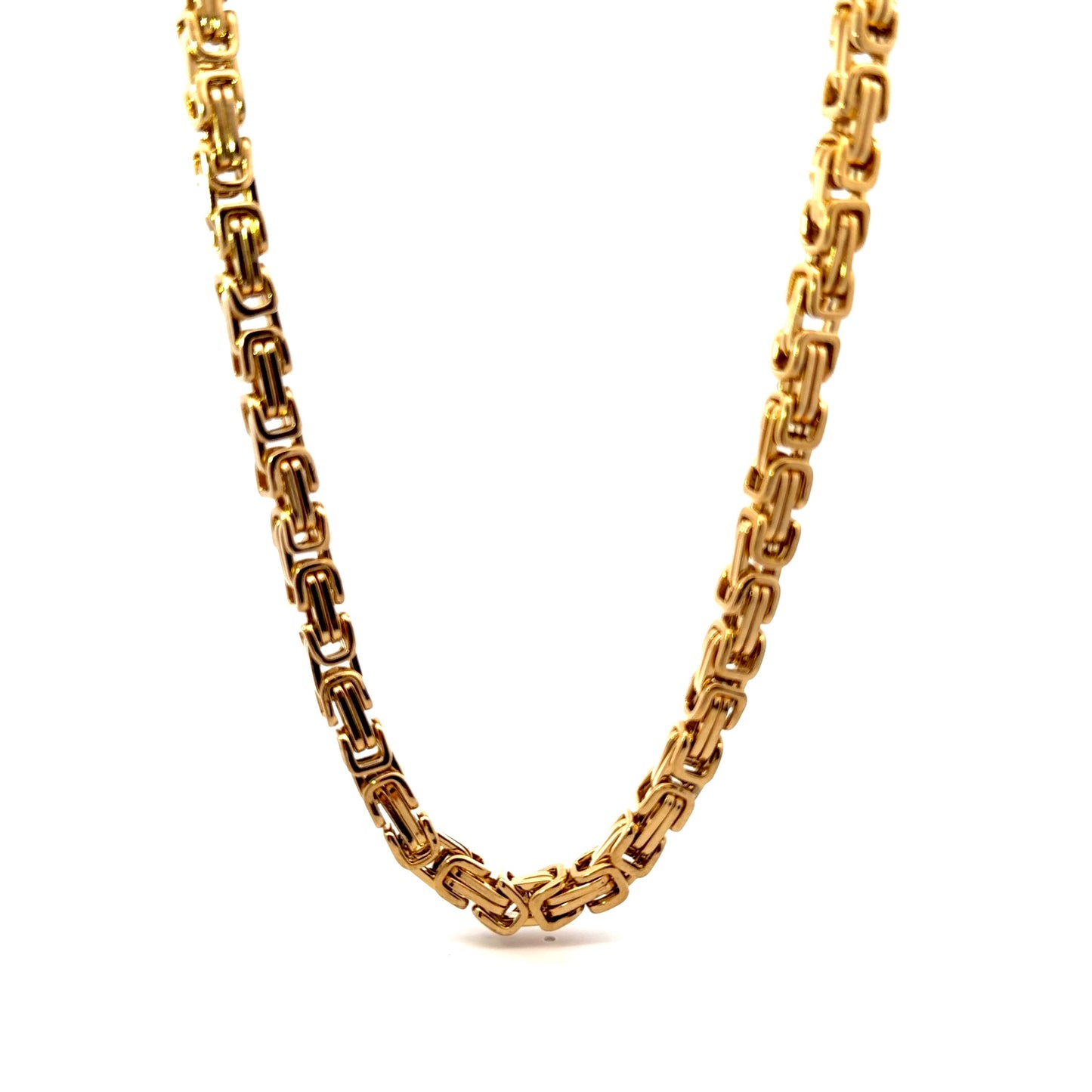 Gold Plated Kings Link Men’s Chain