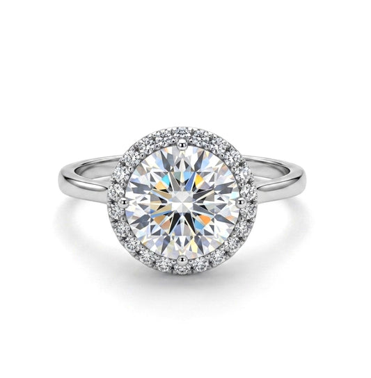 Sterling Silver Brilliant Cubic Zirconia Ring