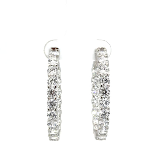 Sterling Silver Hoop Earrings
