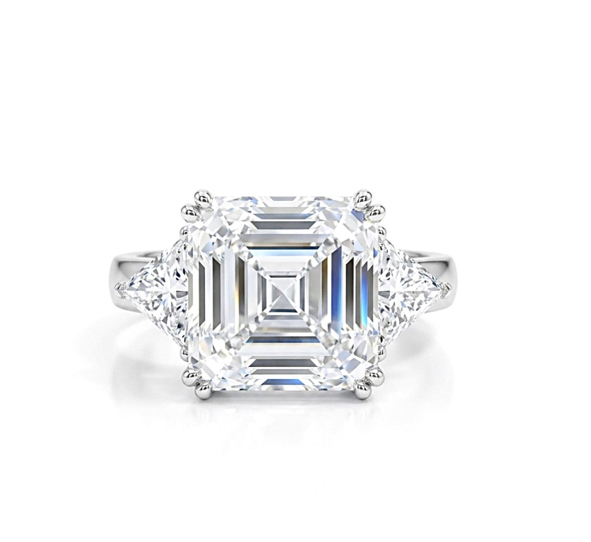 Sterling Silver 3 Stone Ring