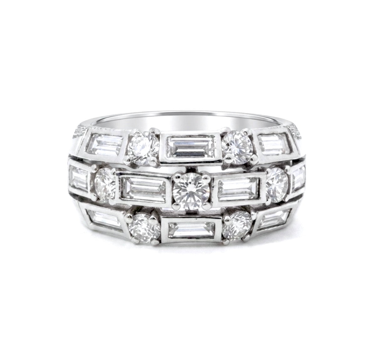 Sterling Silver Wide Ladies Band