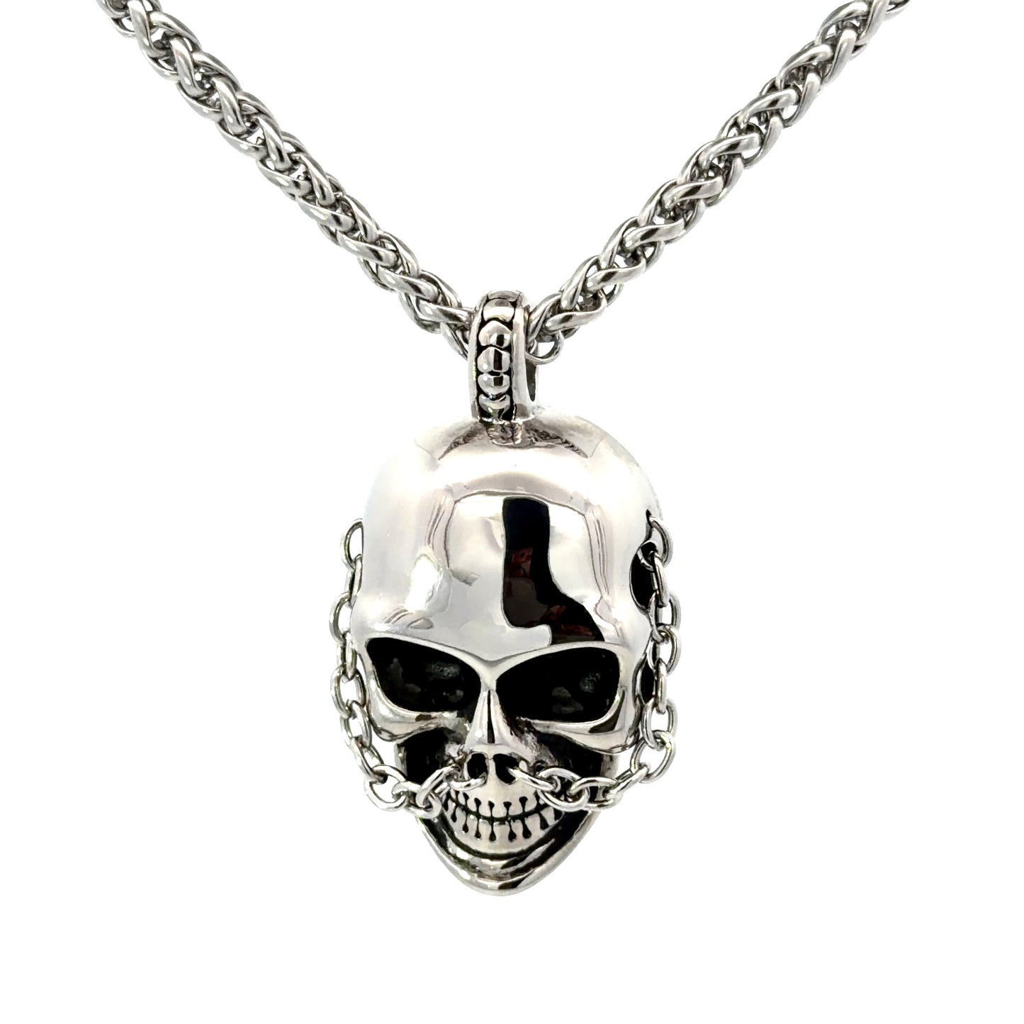 Stainless Steel Skull Pendant