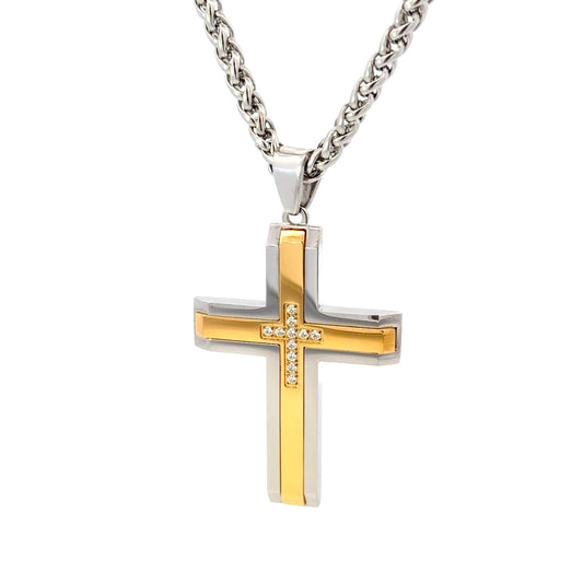 Stainless Steel Gold Plated Pendant