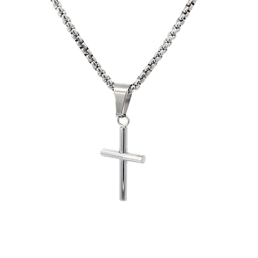 Stainless Steel Minimalist Cross Pendant