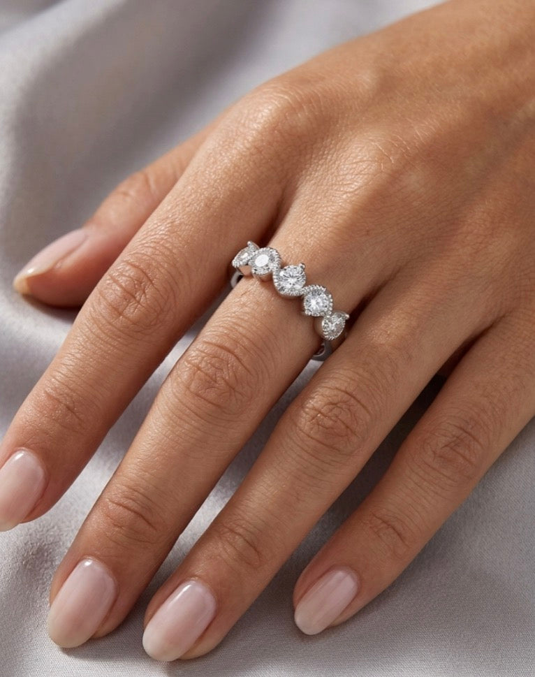 Sterling Silver Ladies Band