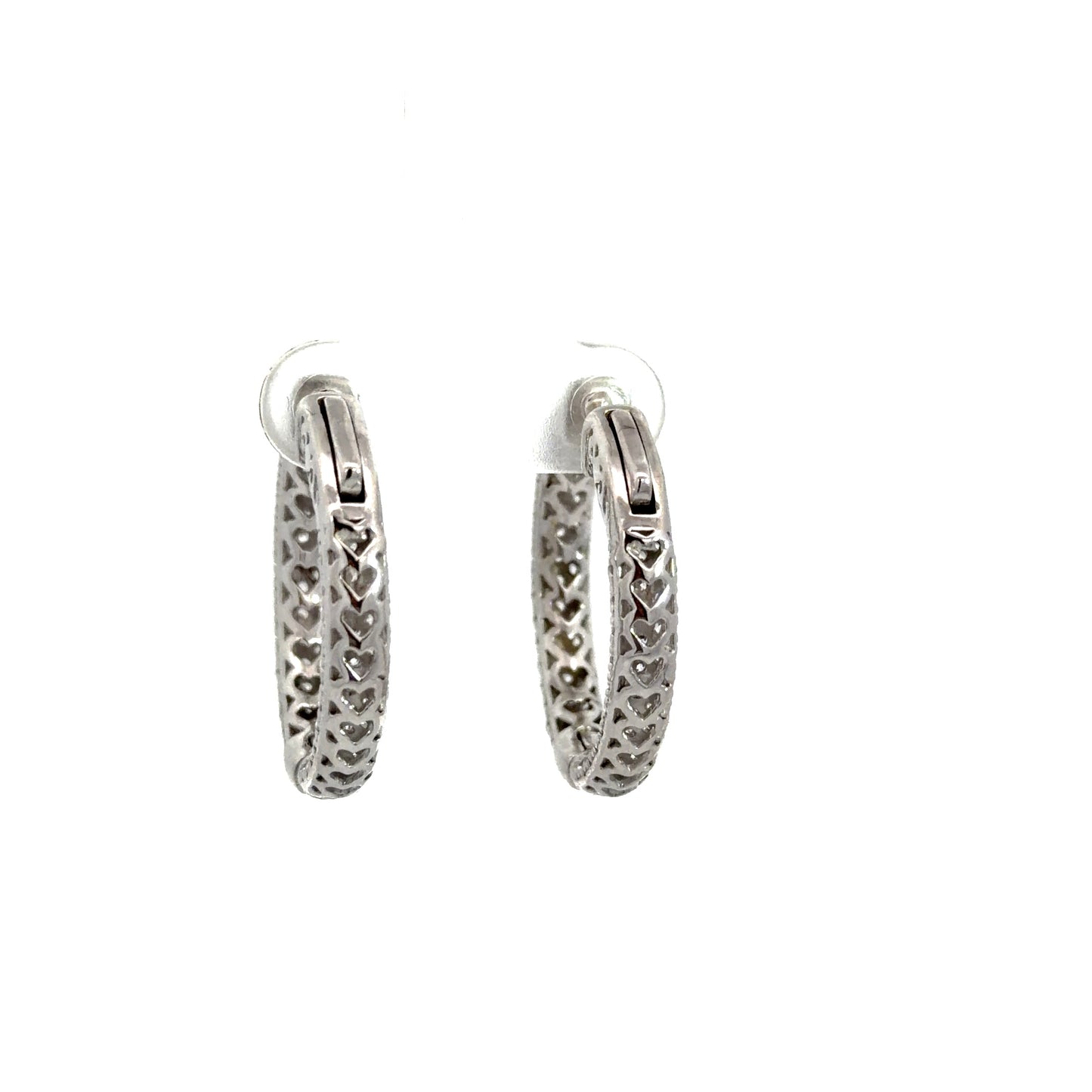 Pavé Hoop Earrings