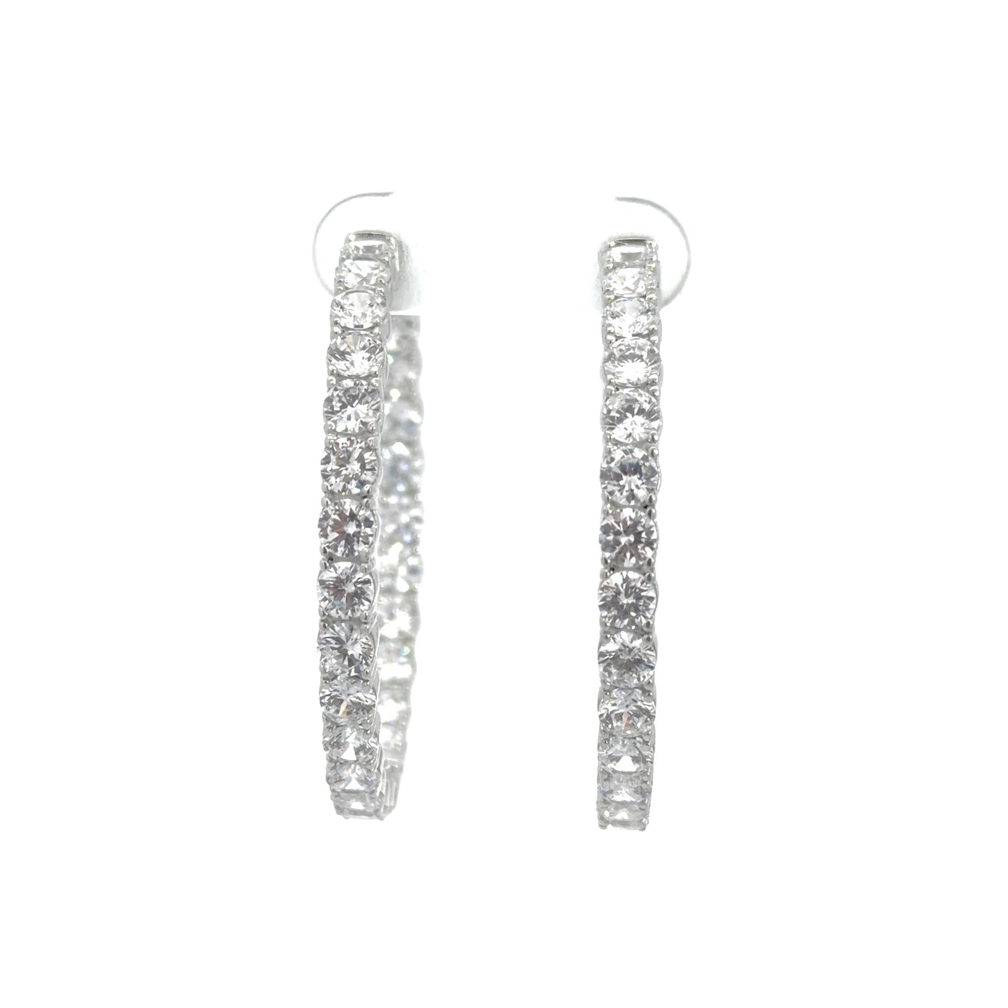 Radiant Hoop Earrings