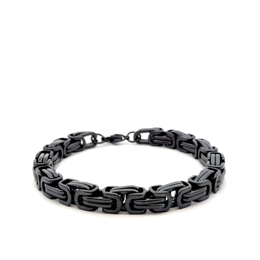 Black Byzantine Chain Bracelet