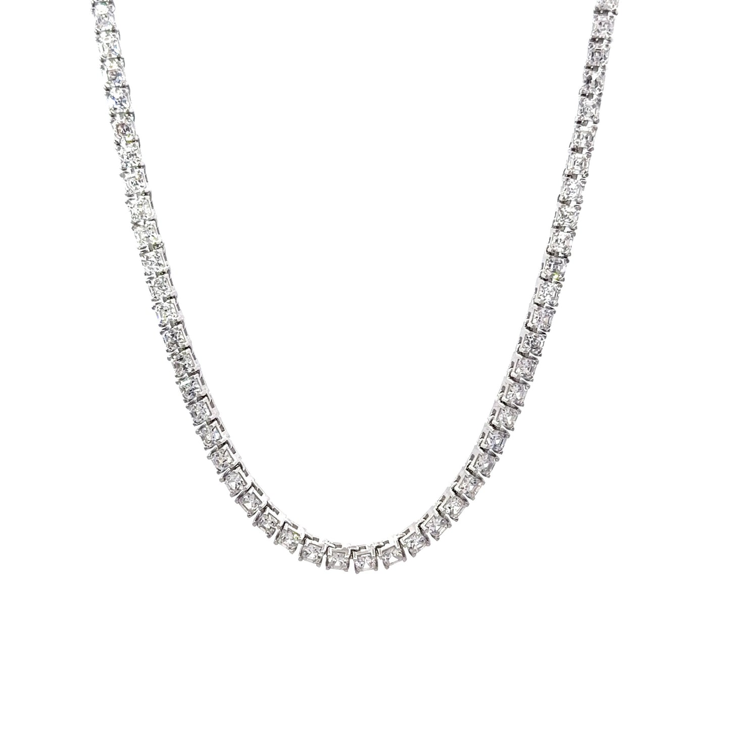 Sterling Silver Cubic Zirconia Necklace