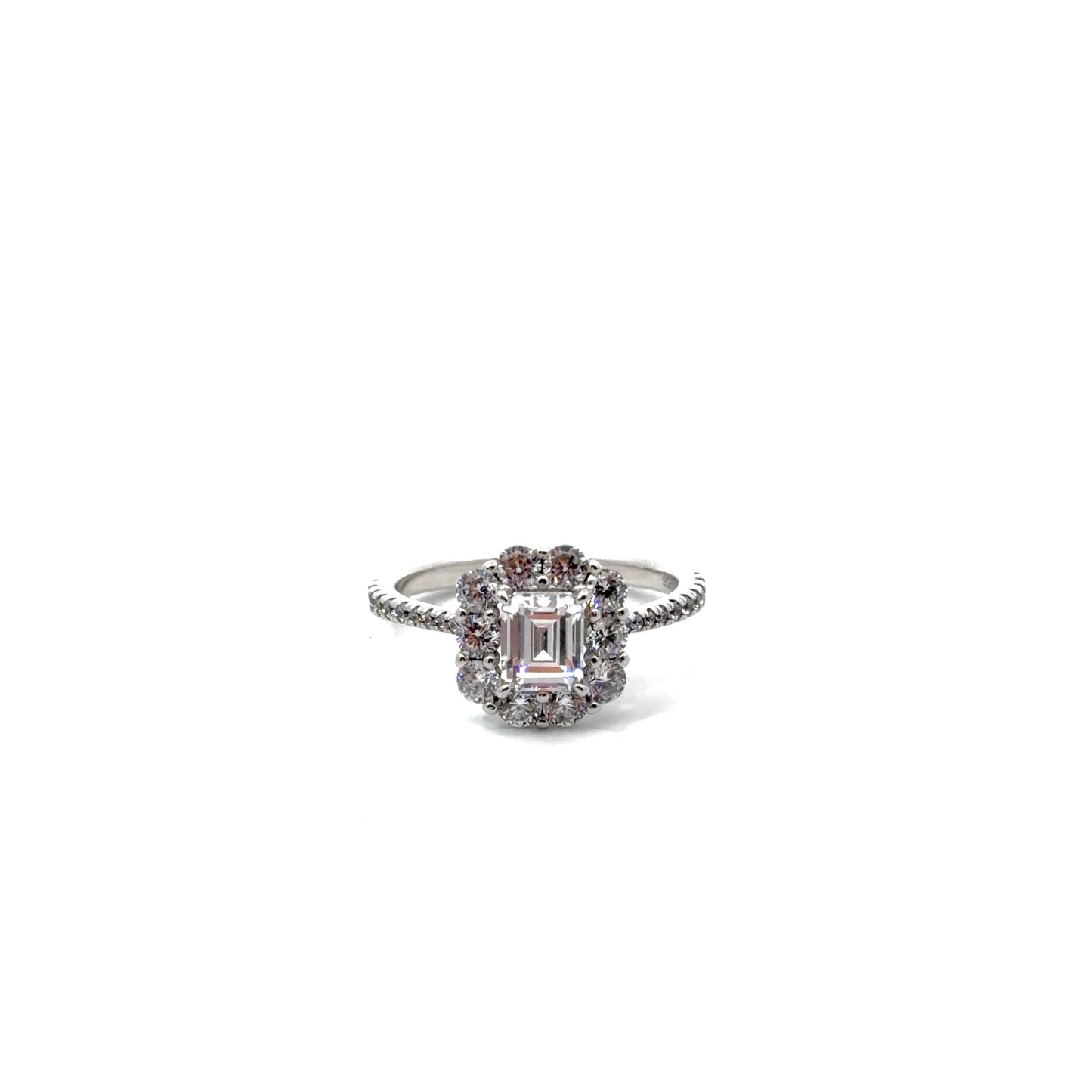 Sterling Silver Floral Design Ring