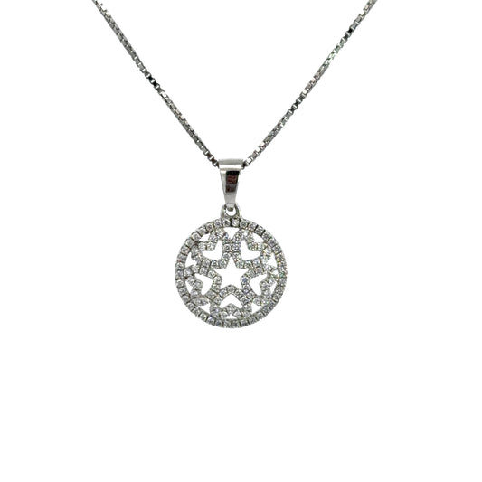 Open Heart Pendant Necklace