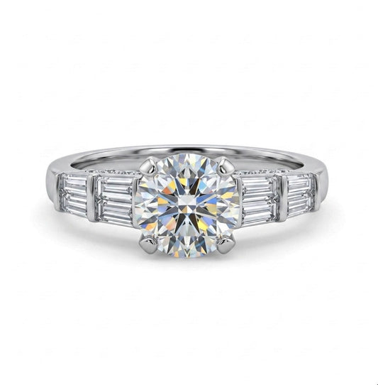 Sterling Silver Cathedral Style Ring