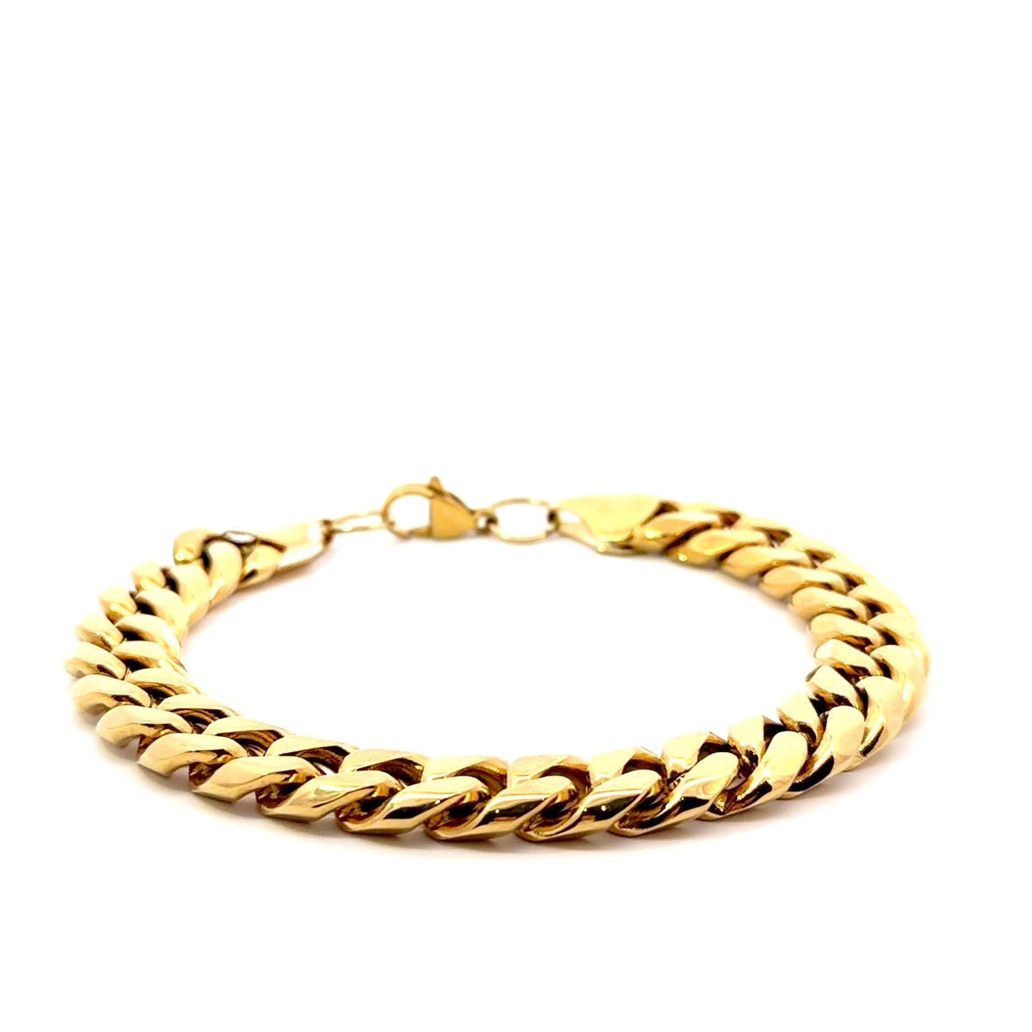 Gold Plated Men’s Chain Bracelet