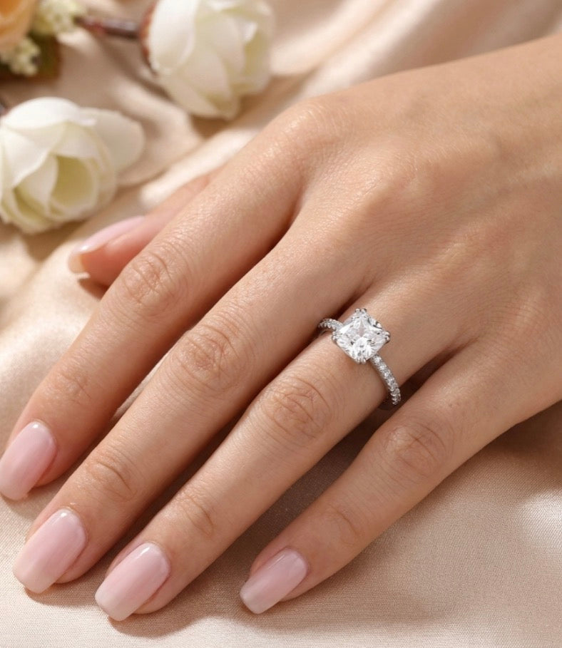 Sterling Silver Cubic Zirconia Ring