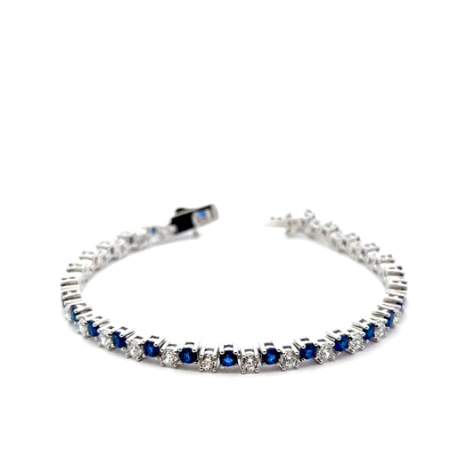 Sterling Silver Tennis Bracelet