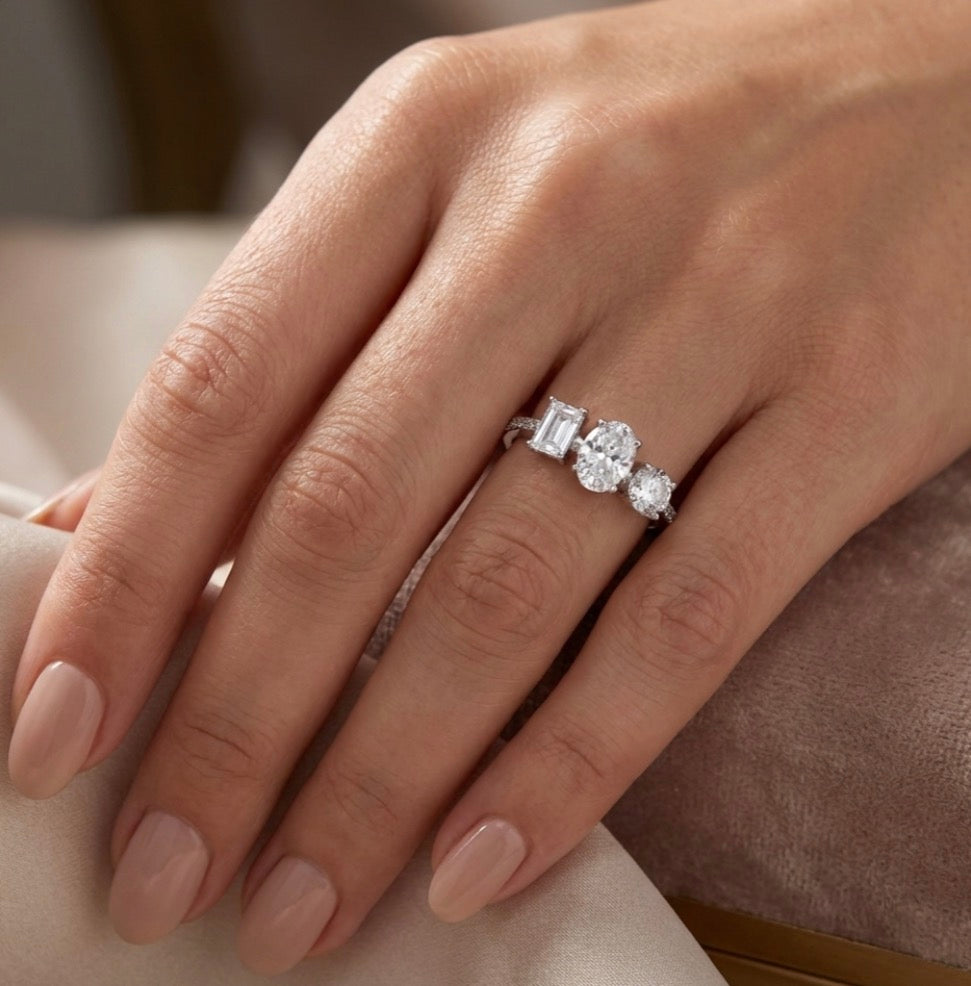 Sterling Silver Multi-Stone Ring