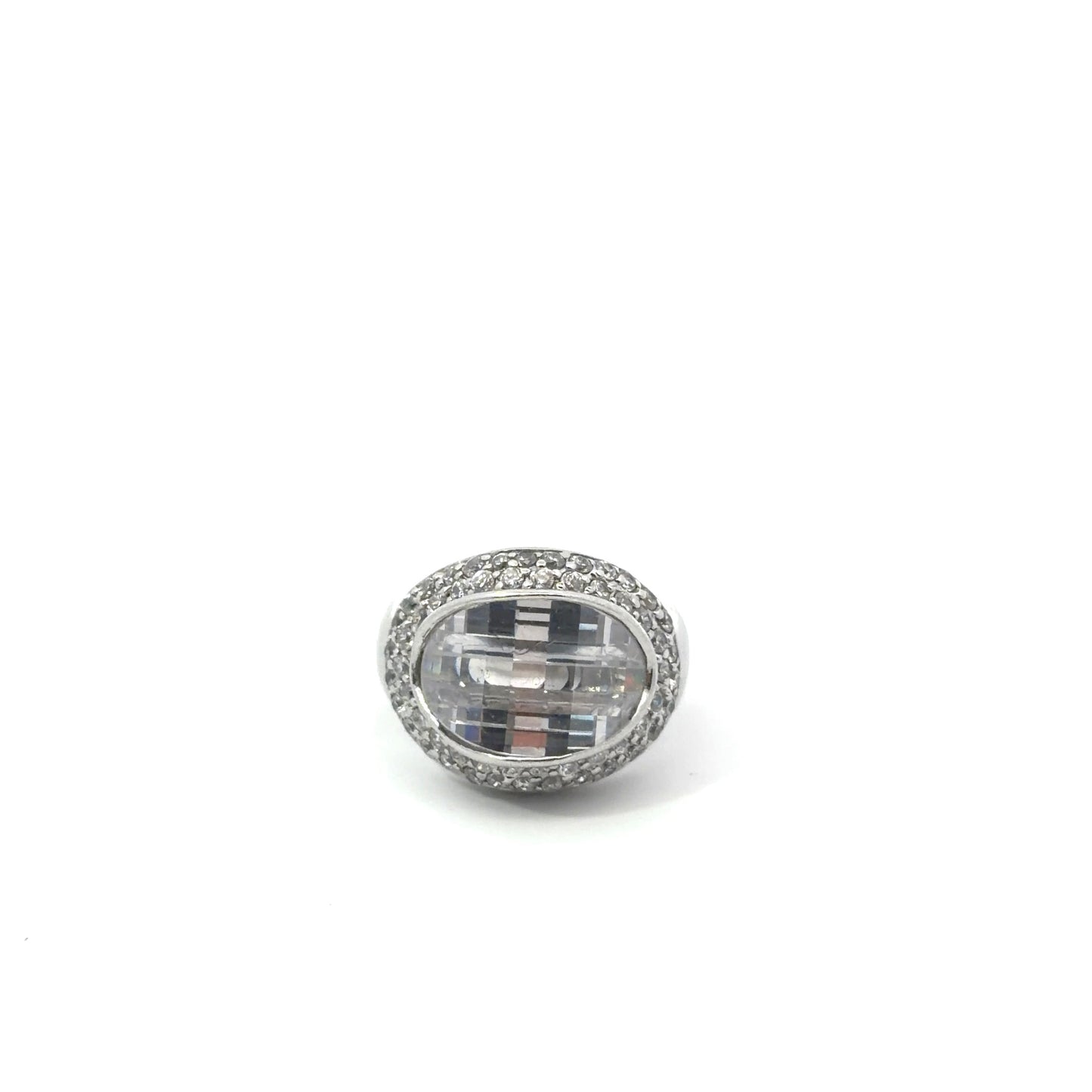 Sterling Silver Prominent Cocktail Ring