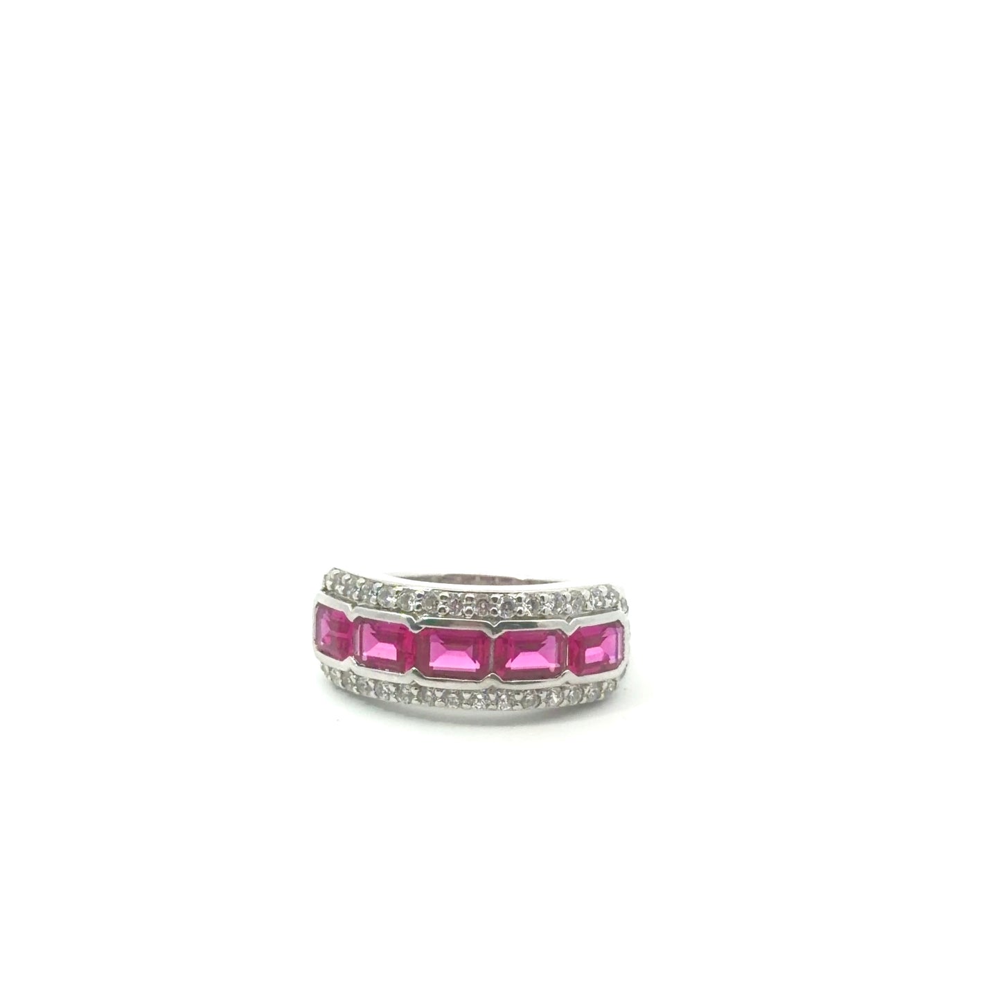Sterling Silver Cubic Zirconia Ring
