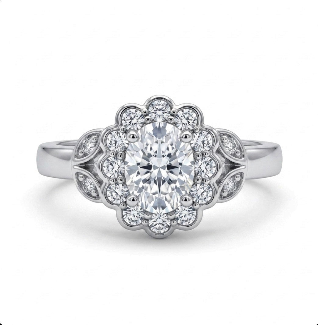 Sterling Silver Vintage Style Ring