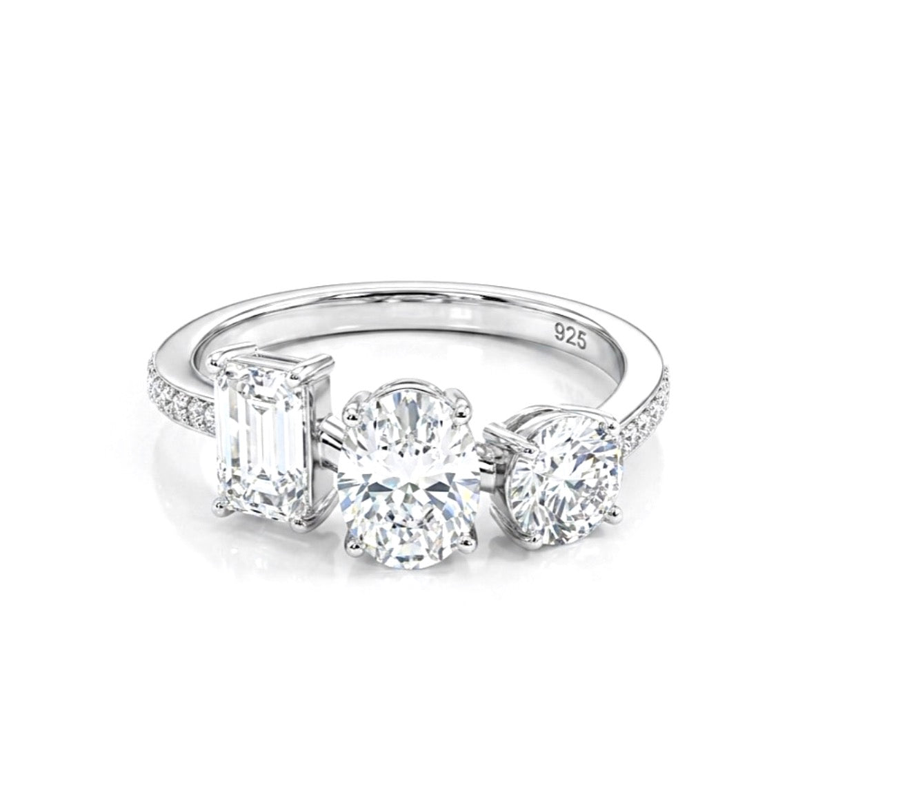 Sterling Silver Multi-Stone Ring