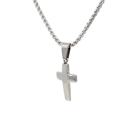 Stainless Steel Minimalist Cross Pendant