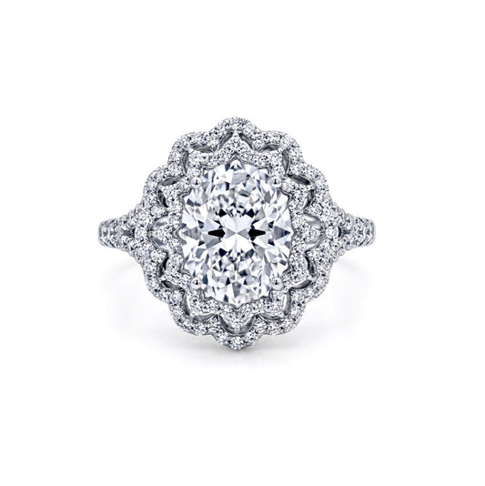 Sterling Silver Oval Cut Cocktail Ring
