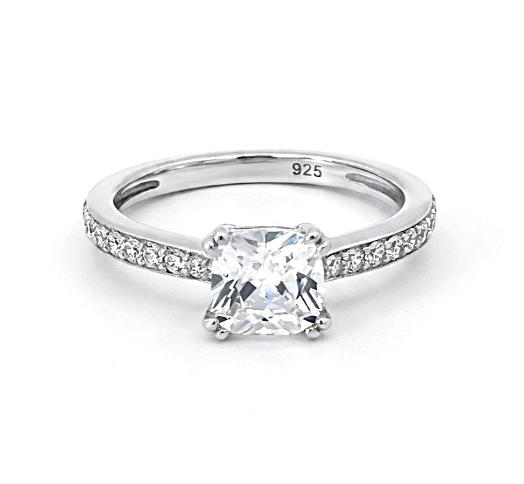 Sterling Silver Cubic Zirconia Ring