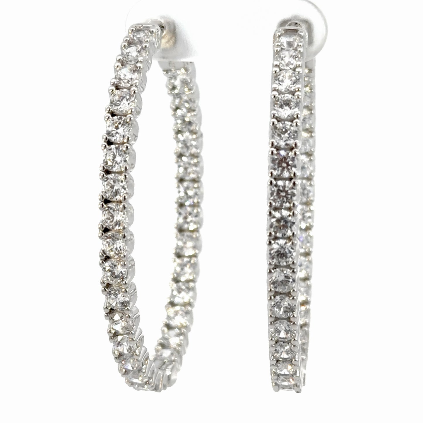 Radiant Hoop Earrings