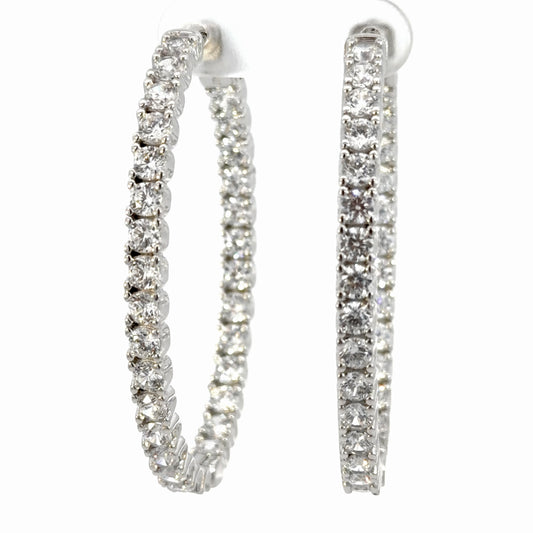 Radiant Hoop Earrings
