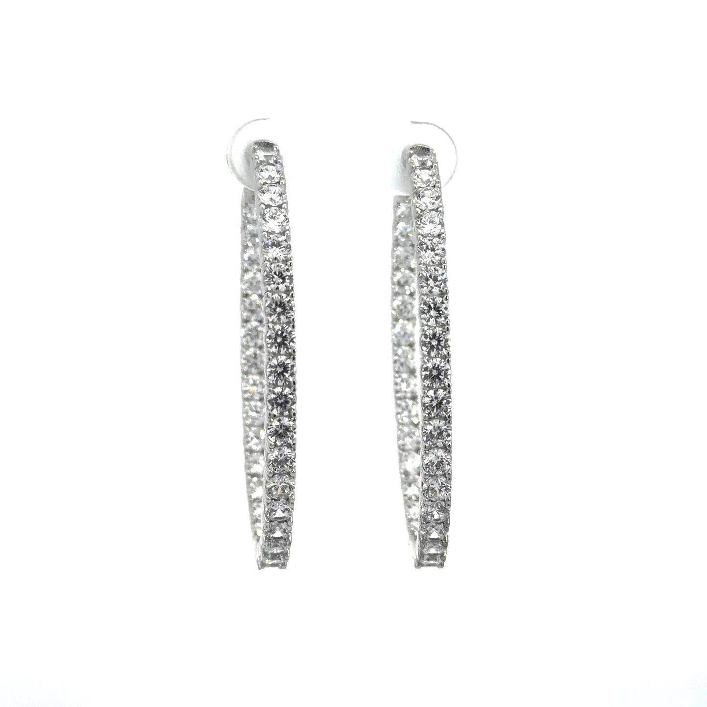 Luxury Oval Hoop Earrings