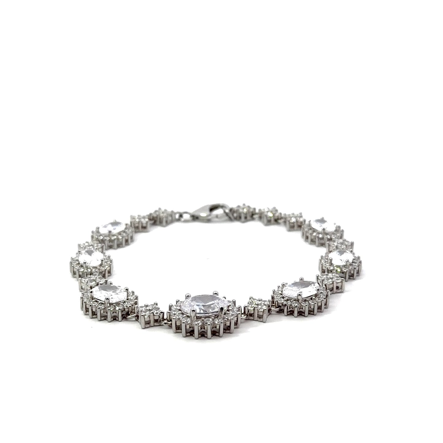 Sterling Silver Cubic Zirconia Bracelet
